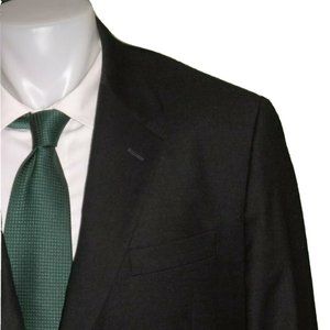 Brooks Brothers  Gray Flannel Vintage Cashmere Blend Two Button Suit 45R